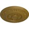 Ekena Millwork Nestor Ceiling Medallion (Fits Canopies up to 5"), Hand-Painted Gold, 25 7/8"OD x 2 1/4"P CM25NEGLS - alternate 3